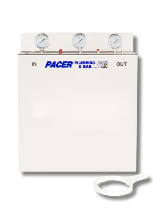 Pacer Plumbing & Gas whole house filter with cover