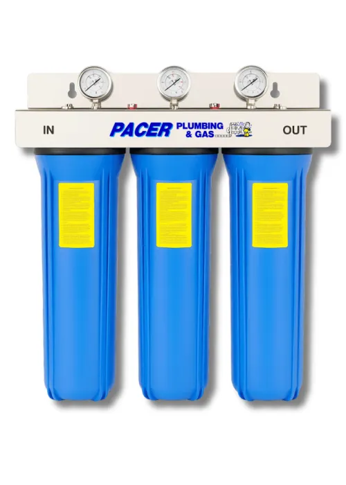 Pacer Plumbing & Gas 3-stage whole house water filter
